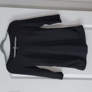 Black 3/4 sleeve maternity tee